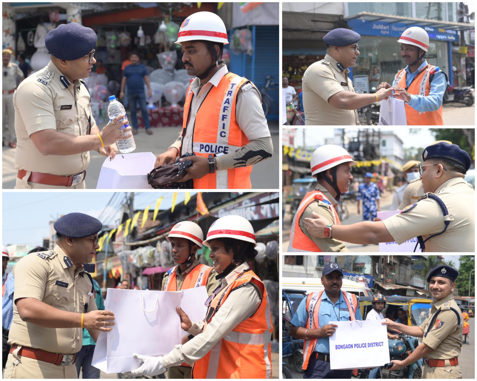 Distibution of Water and Glucon-D